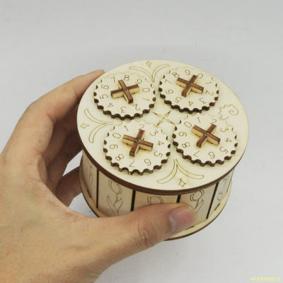 Caja Fuerte de Madera con Candado de Transmisión Mecánica - Image 7