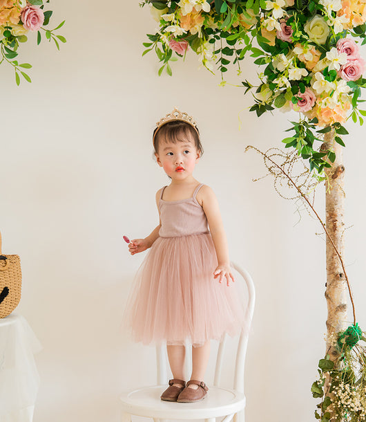 Vestido de Tirantes en Malla para Niñas - Image 16
