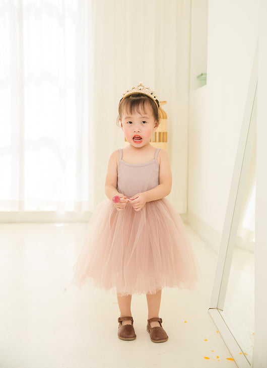 Vestido de Tirantes en Malla para Niñas - Image 23