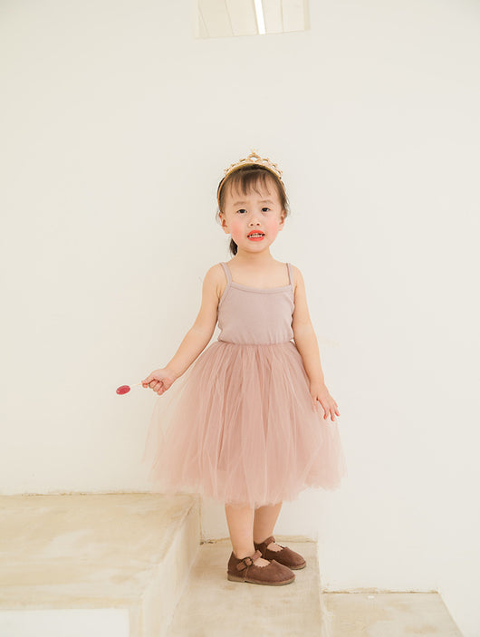 Vestido de Tirantes en Malla para Niñas - Image 24