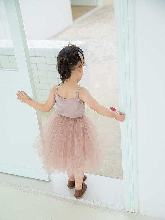 Vestido de Tirantes en Malla para Niñas - Image 25