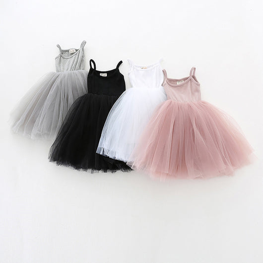 Vestido de Tirantes en Malla para Niñas - Image 26