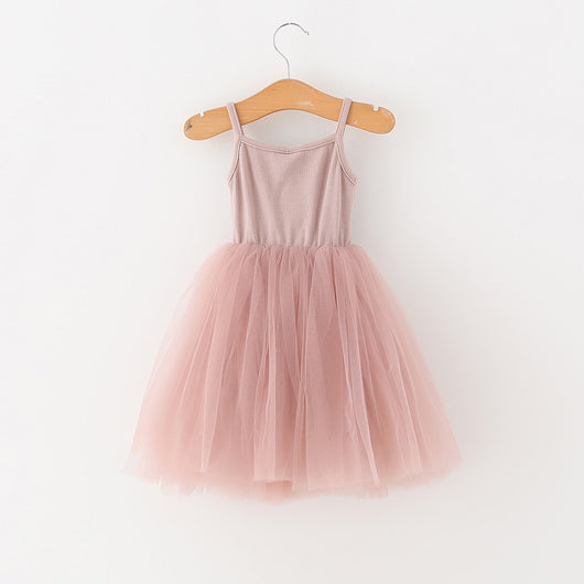 Vestido de Tirantes en Malla para Niñas - Image 39