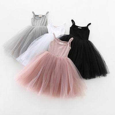 Vestido de Tirantes en Malla para Niñas - Image 58