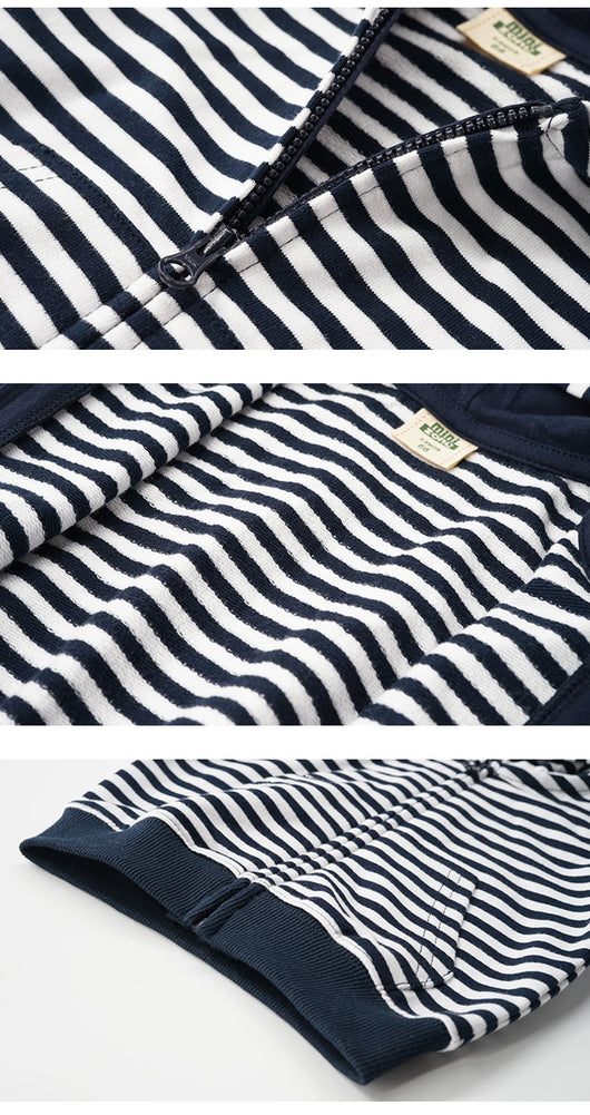 Conjunto de Tres Piezas de Algodón para Bebé con Cardigan con Capucha - Image 11