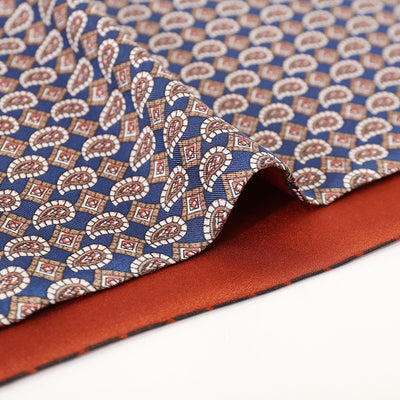 Bufanda de Seda Reversible para Hombre - Elegancia Dual - Image 17