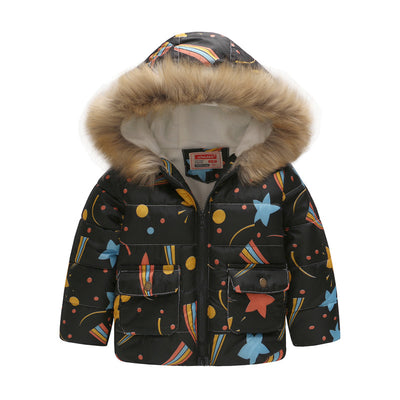 Chaqueta Térmica Infantil con Capucha - Algodón Grueso Acolchado Unisex - Image 7