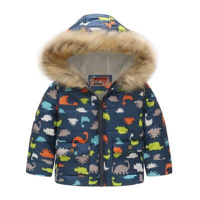 Chaqueta Térmica Infantil con Capucha - Algodón Grueso Acolchado Unisex - Image 11
