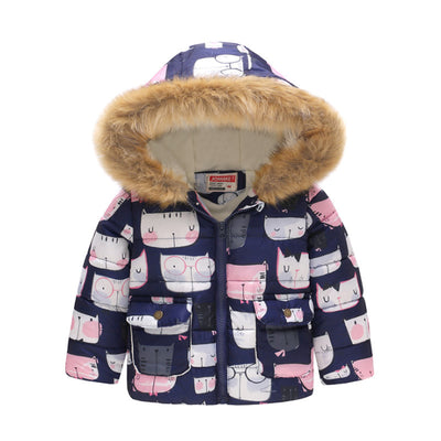 Chaqueta Térmica Infantil con Capucha - Algodón Grueso Acolchado Unisex - Image 13