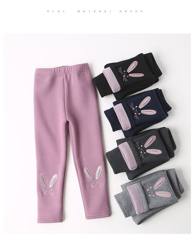 Pantalones para Bebé con Bordado de Gatito Cartoon - Image 4