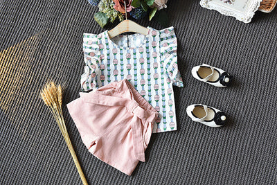 Conjunto de Shorts con Mangas Voladoras Piña - Image 11