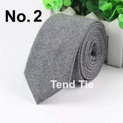 Corbata Ultra Angosta de Lana para Hombre - Elegancia Sofisticada - Image 36
