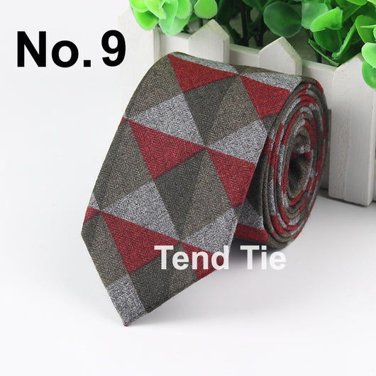 Corbata Ultra Angosta de Lana para Hombre - Elegancia Sofisticada - Image 43