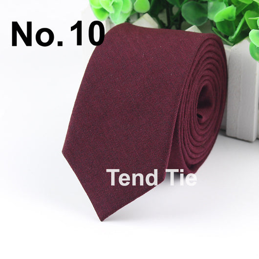 Corbata Ultra Angosta de Lana para Hombre - Elegancia Sofisticada - Image 44