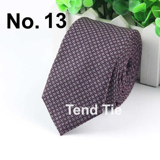 Corbata Ultra Angosta de Lana para Hombre - Elegancia Sofisticada - Image 47