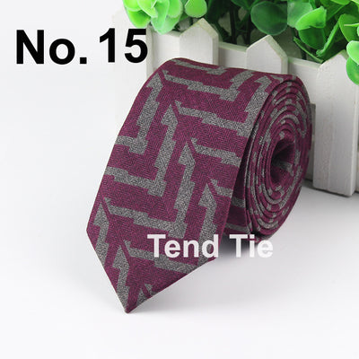 Corbata Ultra Angosta de Lana para Hombre - Elegancia Sofisticada - Image 49