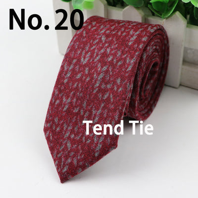 Corbata Ultra Angosta de Lana para Hombre - Elegancia Sofisticada - Image 54