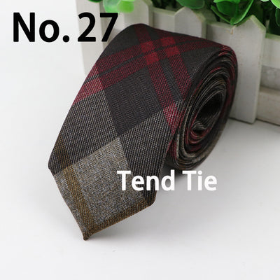 Corbata Ultra Angosta de Lana para Hombre - Elegancia Sofisticada - Image 61
