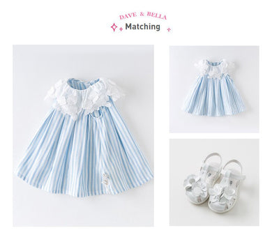 Vestido Princesa con Rayas Elegantes - Image 14