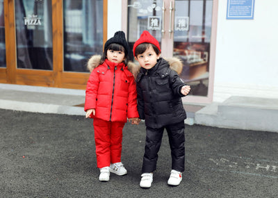 Conjunto de Invierno para Niño: Chaqueta Acolchada y Peto de Nieve - Image 13
