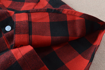 Camisa Cuadriculada Infantil de Algodón para Niños y Niñas - Image 8