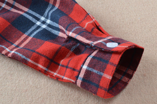 Camisa Cuadriculada Infantil de Algodón para Niños y Niñas - Image 18