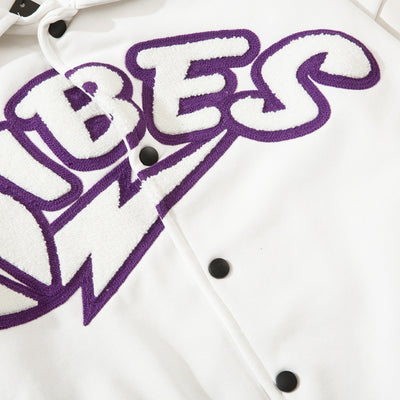 Chaqueta de Cuero con Detalles Bordados - Unisex Tendencia Urbana - Image 10