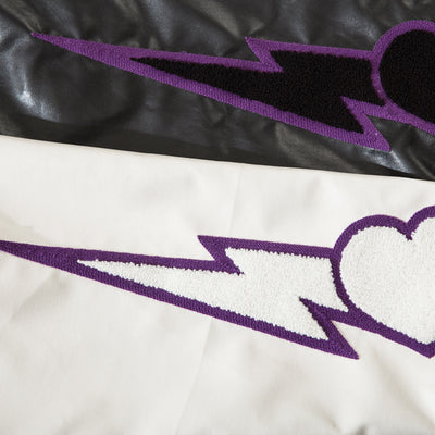 Chaqueta de Cuero con Detalles Bordados - Unisex Tendencia Urbana - Image 14