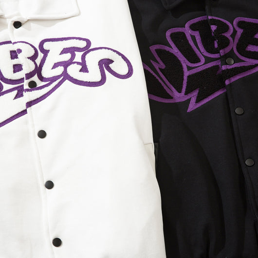 Chaqueta de Cuero con Detalles Bordados - Unisex Tendencia Urbana - Image 15
