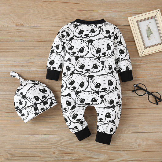 Mameluco Panda Infantil Estampado - Image 7