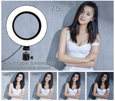 Trípode con Anillo de Luz para Celular, Compatible con iPhone - Image 9