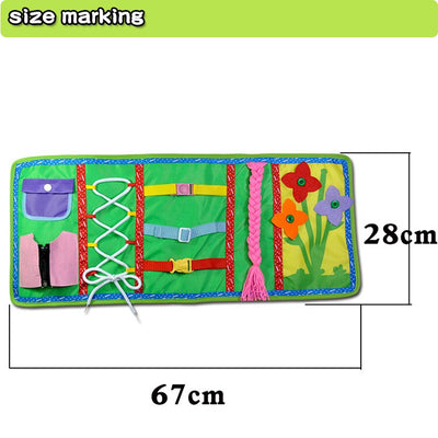 Libro de Tela Sensorial para Bebé Niña - Image 12