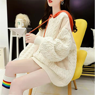 Sudadera con Capucha Tallas Grandes para Mujer - Diseño Moderno con Costuras - Image 7