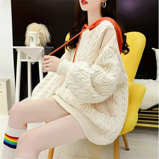 Sudadera con Capucha Tallas Grandes para Mujer - Diseño Moderno con Costuras - Image 7