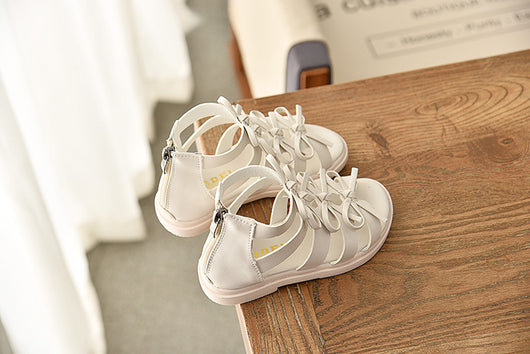 Sandalias Romanas de Cuero Suave para Niñas - Comodidad de Verano - Image 15