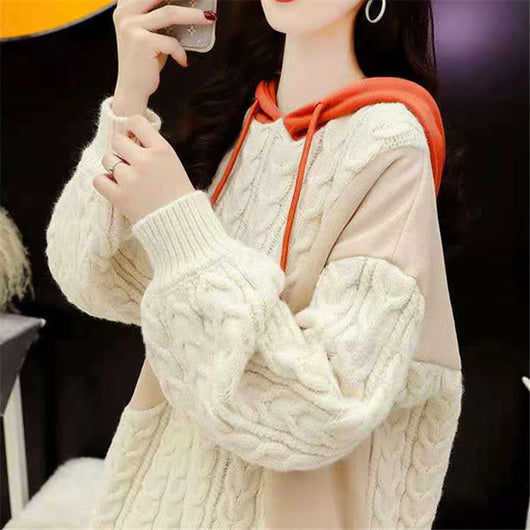 Sudadera con Capucha Tallas Grandes para Mujer - Diseño Moderno con Costuras - Image 9