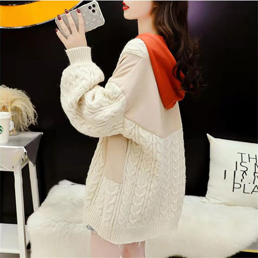 Sudadera con Capucha Tallas Grandes para Mujer - Diseño Moderno con Costuras - Image 10