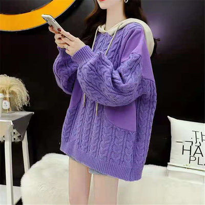 Sudadera con Capucha Tallas Grandes para Mujer - Diseño Moderno con Costuras - Image 14