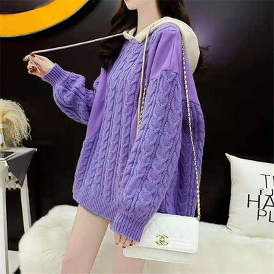 Sudadera con Capucha Tallas Grandes para Mujer - Diseño Moderno con Costuras - Image 15