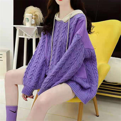 Sudadera con Capucha Tallas Grandes para Mujer - Diseño Moderno con Costuras - Image 16
