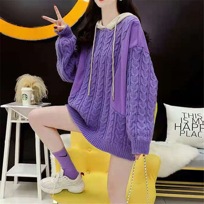 Sudadera con Capucha Tallas Grandes para Mujer - Diseño Moderno con Costuras - Image 17