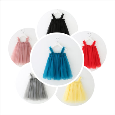 Vestido Elegante sin Mangas de Tul Rica - Image 8