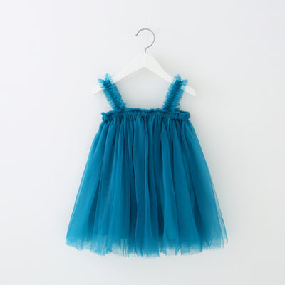 Vestido Elegante sin Mangas de Tul Rica - Image 9