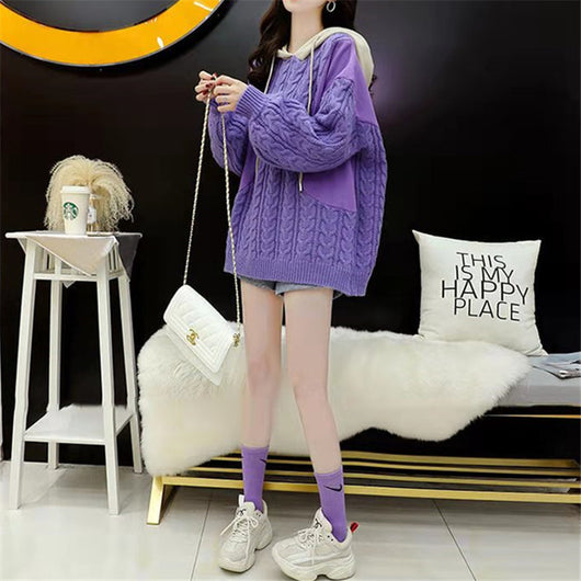 Sudadera con Capucha Tallas Grandes para Mujer - Diseño Moderno con Costuras - Image 21