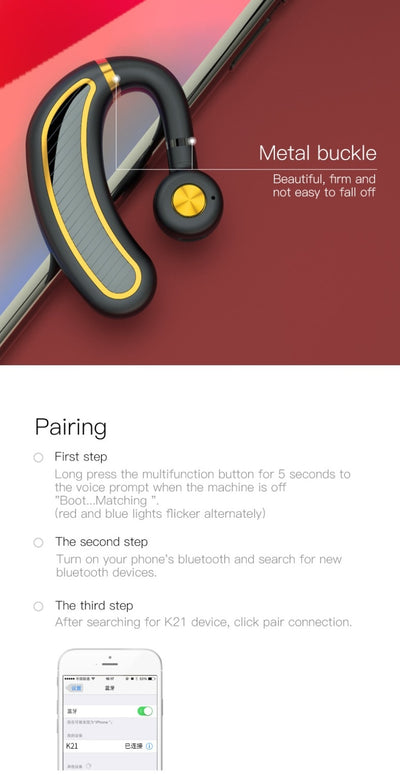 Auriculares Inalámbricos Bluetooth RIKYA K21 - Image 19