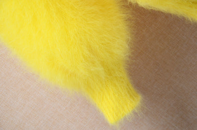 Suéter Holgado de Terciopelo Mink con Cuello Redondo y Mangas Linterna para Mujer - Image 15