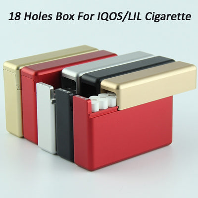 Estuche Protector para Cigarrillos de Aleación de Aluminio con 18 Espacios - Image 5