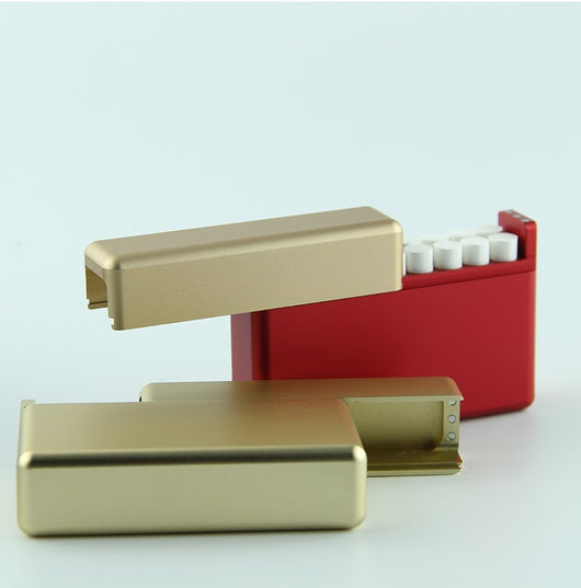 Estuche Protector para Cigarrillos de Aleación de Aluminio con 18 Espacios - Image 7