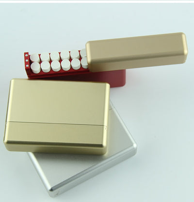 Estuche Protector para Cigarrillos de Aleación de Aluminio con 18 Espacios - Image 8