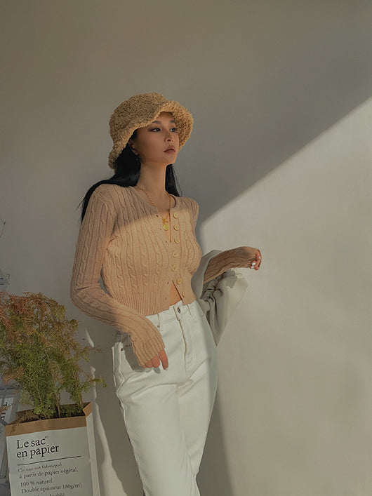 Cardigan Retro de Cintura Alta y Manga Larga - Estilo Europeo y Americano - Image 24
